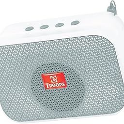 TP TROOPS Bluetooth Speaker Super Bass with RGB Lightning, Mobile Stand/USB Rechargeable Battery/Micro SD Card Slot-Black (Gray)-12