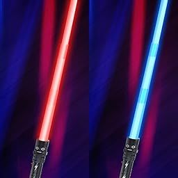 2PCS Lightsaber, Set of 2 Retractable Red and Blue Toy Swords, Lightsaber, Role-Playing Accessories for Games and Gifts, Durable Materials Material-image-65