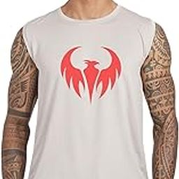 3Colours RGB Men's Active Wear Sleeveless Tank top, Gym Vest, Leisure wear CCUT Eagle-image-43