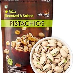 Krishival Nuts Premium Roasted & Salted Pistachios 500g (2 packs of 250g each) | Roasted and Salted Pistachios | Pistachios | Zero Preservatives-image-70