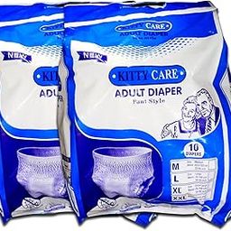 ComfortGuard Adult Diapers – 10 Count | Unisex Incontinence Diapers for Men & Women | 360° Leak Protection, Super Absorbent Core, Wetness Indicator, Soft & Odor Control (M, PACK OF 2)-image-46