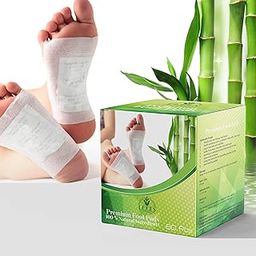 LITES Premium Foot Pads - (60pcs) Natural & Organic, Relieve Stress, Improve Sleep Quality, Unisex-Adults, White, Foot Pads-image-47