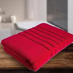 DRYHUG Towels 700 GSM Premium Cotton Extra Large Bath Towel (35 x 70 Inches) Soft Luxury Bath Towel- RED-image-50