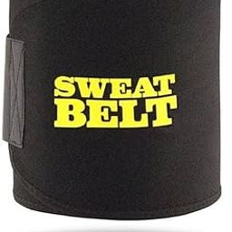 GJSHOP Sweat Waist Trimmer Fat Burner Belly Tummy Yoga Wrap Black Exercise Body Slimming Belt.-image-74