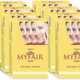MYFAIR Fairness Soap Deep Cleansing for Impuries & Pollutants Removes Dark Dead Cells for Radiant & Healthy Skin | Deep Cleansing, Brightening & Hydrating Aloe Vera & Vitamin C (75g) - Pack of 08-image-71