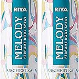 RIYA MELODY ORCHESTSA | 150 ml Body Spray for Women | Citrus Floral Fresh Scent | Mild Fragrance | Morning Fresh Fragrance Scent | Pack of 2 (150 ml Each)-31