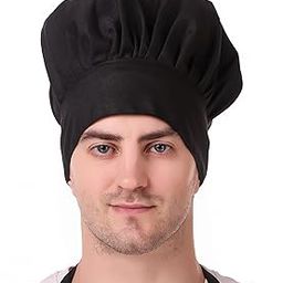 Adjustable Mens Womens Cooking Chef Cap Hat for Kitchen/Plain/-image-32