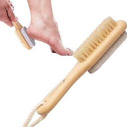 Vrishvrindaa Foot Scrubber Brush | Foot Cleaner Brush with Pumice Stone | Pedicure Brush for Feet Cleaning & Dead Skin Removal | Heel Scraper & Foot Filer for Cracked Heels-image-16