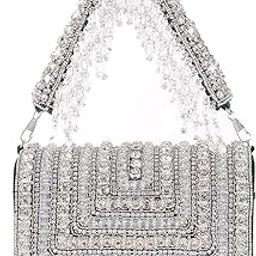 Black black crystal flap bag II Women's Traditional Designer Clutch For Women & Girls II FLAP BAGS-image-97
