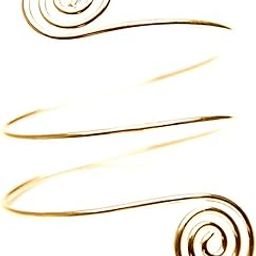 Spiral Bracelet Armband Bangle for Women Lady Bridal Metal Upper Arm Cuff Armlet Gypsy Boho Armband-9