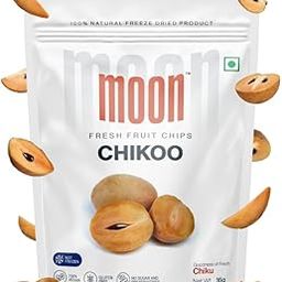 Moon Freeze Dried Chikoo | Healthy Chikoo Snack | 100% Natural, Vegan, No Preservatives, No Added Sugar | 16Gm | Pack of 01-image-54