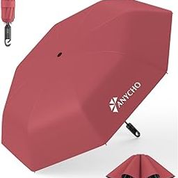 Umbrella for Women 3 Fold with Carabiner Handle - Travel Umbrella Small Size for UV Protection & Rain - Automatic Pocket Umbrella for Men, Women and Kids-19