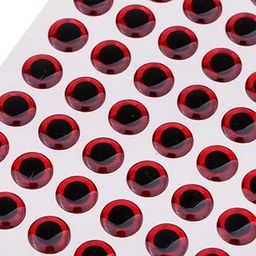 Calandis 100pcs Fishing Lure Eyes 3D Holographic Eyes Fly Tying Jigs Crafts DIY 10mm-image-7