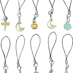 Fabjute Multi-purpose Phone Gold-Plated Enamel Charm Chain | Sleek Lightweight & Durable | Works with Any Phone Case | Unisex Lanyard Strap for Phones, Keys, Bags | Great Gift for Guys & Girls, Men & Women-picture-1
