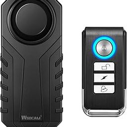 Wsdcam 113dB Wireless Anti-Theft Vibration Motorcycle Bicycle Alarm Waterproof Security Cycling Bike Alarm with Remote-18