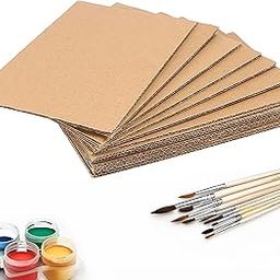 VilAmbu 3 PLY Flat Cardboard Liner Sheets For Layer Separation Packaging, School Students Art & Crafts DIY Drawing Projects, Photo Backing, Kids Painting Works - 11.5 x 9 inch, A4 Size (Pack of 10)-21