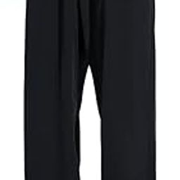 Men's/Unisex Open Bottom Drawstring Pure Cotton Stretchable Baggy Jogger Pants-picture-1