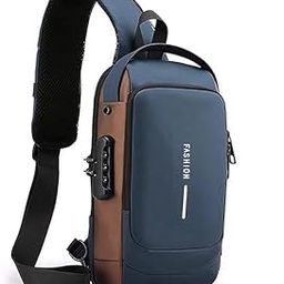 ALI SHIPPING Anti-Theft Waterproof Sling Bag for Men & Women, USB Charging Port Unisex Shoulder Backpack, Lightweight Travel Hiking Camping Crossbody Bag,-image-56