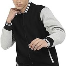 Men's Jacket With Open-Angled Pocket For Casual Wear | Low-High Neck | Long Sleeve | Zipper Closure | Cotton Jacket Crafted With Comfort Fit For Everyday Wear-picture-53