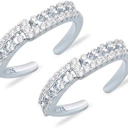 Intersecting diamond Toe Ring Chandi Bichiya Leg Finger Ring for Women and Girls with Certificate Of Authenticity and 925 Sterling Silver Stamp Certified Pure Silver Adjustable-image-15