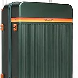 The Aviator German Polycarbonate Travel Luggage Check-In Suitcase with 8 StealthTech Silent Shock Absorbing Wheels, TSA Lock & Aerospace Grade Wide Handle (Forest Green, Check-in 24" (65CM))-40