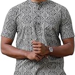 Mens Half Sleeve Colour Kurta-image-75