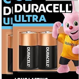 Duracell Ultra Alkaline C Batteries, Pack of 4-12