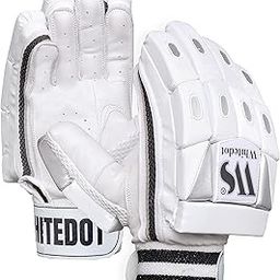 Dot 1.0 Cricket Batting Gloves, Idol For Youth/Medium Right Hand (Material: Leather, Color: White)-image-57
