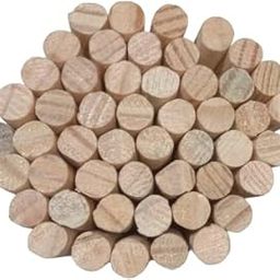 Oswaal wood crafts Wooden Dowel Rods, Wood Dowels Solid Hardwood Sticks for Crafting, Macrame, DIY & More Sanded Smooth Kiln Dried, Natural Wood Unfinished (8 in, 50 pcs)-picture-18