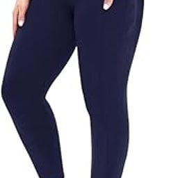 Active Yoga Leggings for Womens Gym High Waist with 2 Pockets, Tummy Control, Workout Pants 4 Way Stretch Yoga Leggings, Sizes - S, M, L, XL, 2XL, 3XL, 4XL-image-98