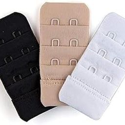 Combo Pack of 3 Bra Hook Extender- 2 Hooks Without Elastic Bra Extensions-37