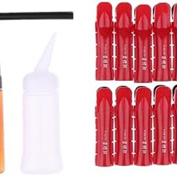 24pcs Hair Roots Curling Clamps Clips Curls Hair Roller Perm Rod Accessory-image-29