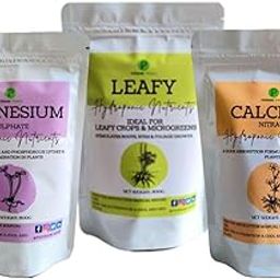 PODDAR FARMS® Hydroponic Nutrients| Leafy + Calcium + Magnesium| For all types of Leafy crops and Microgreens| Makes up to 1000 Liters of Nutrient Solution (500 GMs Each)-picture-15
