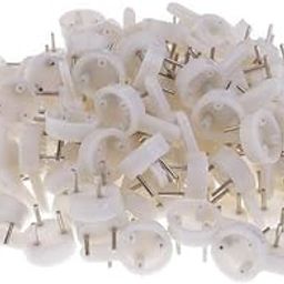 ATORSE Craft Kits 2x100 Pieces Heavy Duty Plastic Hard Wall Hooks Photo Picture Frame Hanging-Crafts- Home Arts & Crafts- Framing & Matting- Frames & Supplies-image-71