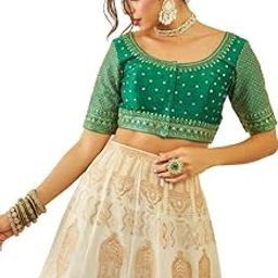 Women's Silk Solid Half Sleeve Regular Blouse-picture-17