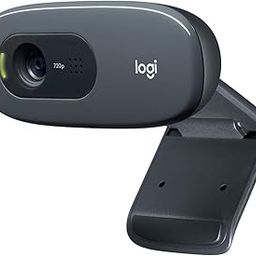 Logitech C270 HD Webcam, HD 720p/30fps, Widescreen HD Video Calling, HD Light Correction, Noise-Reducing Mic, for Skype, FaceTime, Hangouts, WebEx, PC/Mac/Laptop/MacBook/Tablet - Black-23