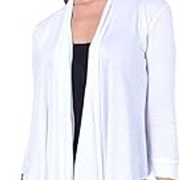 Amazon Brand - Nora Nico Women's Rayon Blend White Waterfall Shrug, XL-picture-47