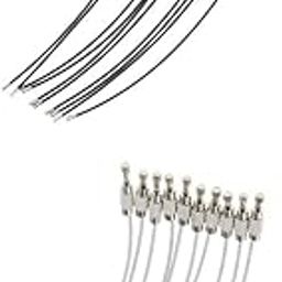 20 Pieces Cable Wire Loop Luggage Tag Loops Stainless Steel Wire Straps| Carabiner Clip | Heavy Duty Hook | Keychain Hook-image-41