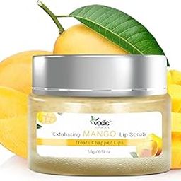 Vedic Naturals Exfoliating Mango Lip Scrub-15g | Treats Chapped Lips & Reduces Pigmentation | Enriched With Mango Butter, Kokum Butter & Shea Butter-image-66
