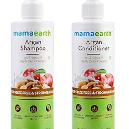 Mamaearth Argan Shampoo - 250 ml + Argan Conditioner - 250ml-picture-56