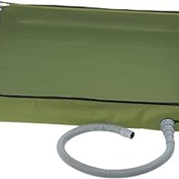 Portable Shower Pan Outdoor Indoor Floor Accessories Shower Tent Awning Base Green-image-63