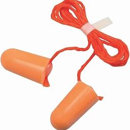 3M 1110 Ear Plugs Corded, PVC Foam, Disposable Earbuds Noise Cancellation, Soundproof Ear Plugs for Underwater, Meditation, Study, Travel, Sleeping Sound Blockers Up to 29 Decibel (Pack of 15)-15
