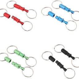 CALANDIS™ 8 Pieces Breakaway Key Ring Separate Car Keys Quick Release Keychains | Key Chains Rings & Cases | Mens Accessories-38