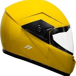 Turtle Helmet F1 Smooth Design with Scratch Resistive Clear Visor & Hard Shell ABS Plastic Full Face Helmet- Parent-24
