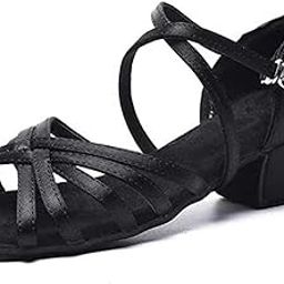 Women Latin Dance Shoes Sandals for Salsa, Tango, Ballroom Performance or Practice-image-29