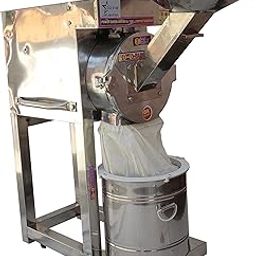 ZOZ STAR® Pulverizer Machine for Commercial or Big Family Masala Grinder Automatic 2 in 1,Atta chakki,(Power Chamber) Stainless Steel Flour Mill, Aata Maker -2 HP Warranty 10 Years-image-39