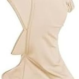 Modal Hijab Cap Adjustable Stretchy Turban Full Cover Shawl Cap Full Neck Coverage Under Scarf Hijab Cap Head Wraps Solid Color for Lady-image-38