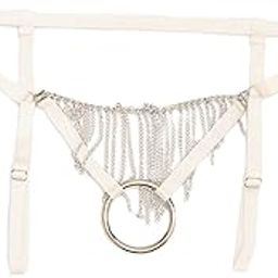 Men's G-String Thongs String Metal O-Ring Underwear Bandage Swimsuit White Clothing Shoes & Accessories | Mens Clothing | Underwear-image-12