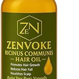 ZENVOKE Ayurvedic Hair Oil 100 ml | Natural ricinus communis Base | Controls Hair Fall | Boosts Hair Growth | Nourishes Scalp | Non-Sticky Herbal Hair Oil for Men & Women-image-93
