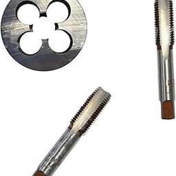 Metric Hand Thread Tap and Die Set,Right Hand Thread Tapping Tool 3pcs (M12 x 1mm)-5